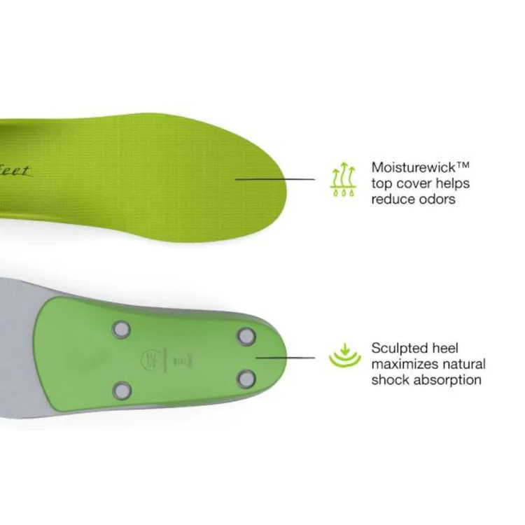 Superfeet All Purpose High Arch Insoles - Formerly Green - Image 3
